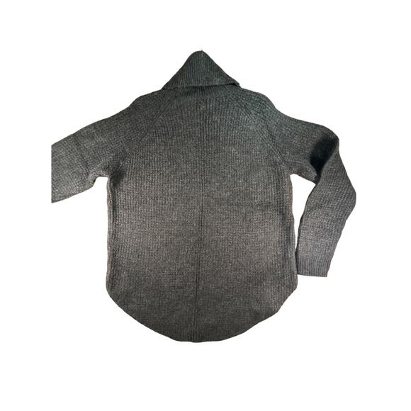 Kuhl Women's Cowineck Pullover Comfy Warm Chunky Turtleneck Gray Sweater, Size L - Picture 2 of 11